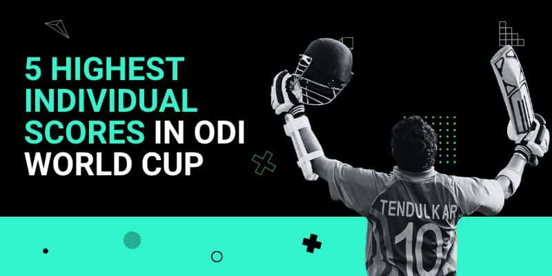 5 Highest Individual Scores in ODI World Cup
