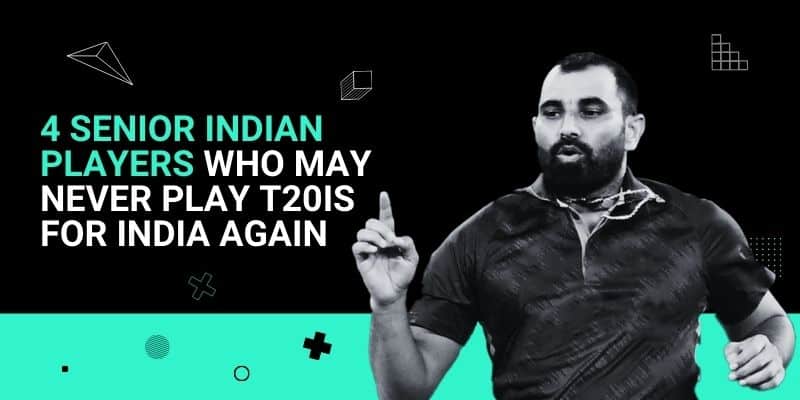4 Senior Indian Players Who May Never Play T20Is For India Again _ 27 Jul