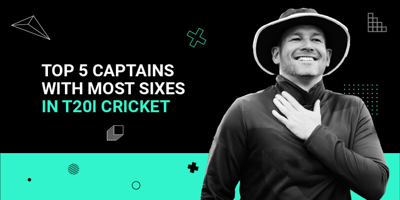 Top 5 captains with most sixes in T20I cricket