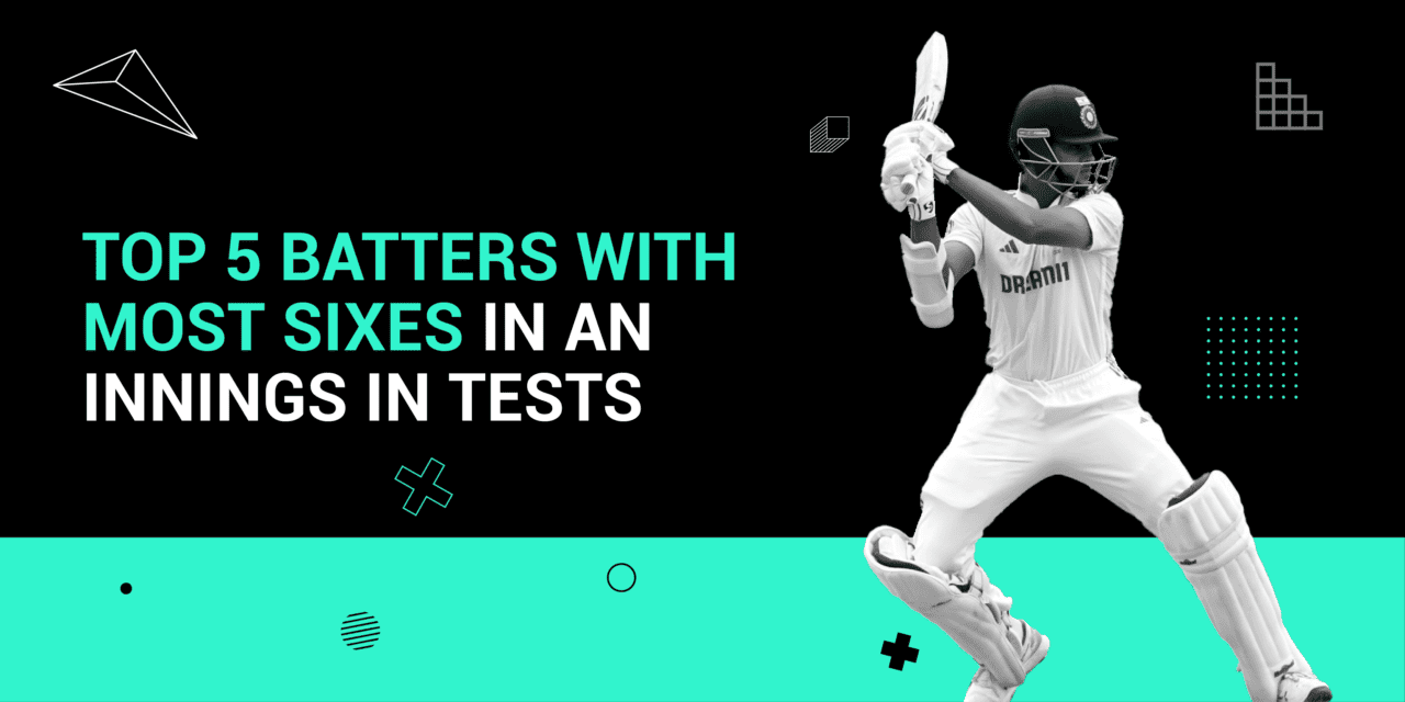 Batters With Most Sixes In An Innings In Tests
